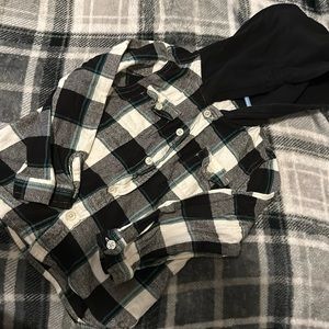 5t (fits like 4t) GIRLS Wonder Nation HARDLY worn!! pearl buttons flannel